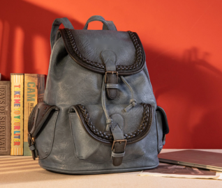 Stone Wash Backpack - Sky Blue