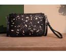 TW Collection - Leather Floral Tooled Collection Clutch - Classic Black