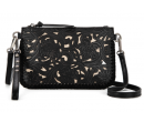 TW Collection - Leather Floral Tooled Collection Clutch - Classic Black