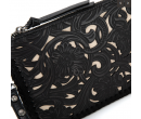 TW Collection - Leather Floral Tooled Collection Clutch - Classic Black
