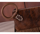 copy of TW Collection Genuine Hair-On Cowhide Ring Handle Bag - Brown