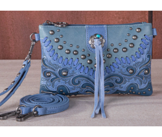 TW Collection Embroidered Scroll Collection Clutch