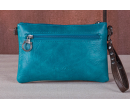 TW Collection Embroidered Scroll Collection Clutch - Turquoise