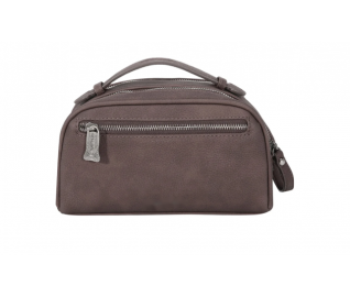 TW Collection - Braiding Design Purpose/Travel Pouch Coffee