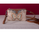 Embroidered Collection Clutch/Crossbody - White