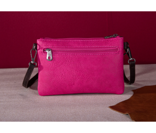 Embroidered Collection Clutch/Crossbody - Pink
