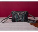 Embroidered Collection Clutch/Crossbody - Pink