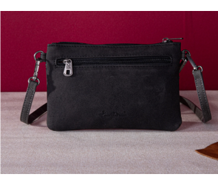 Embroidered Collection Clutch/Crossbody - Pink