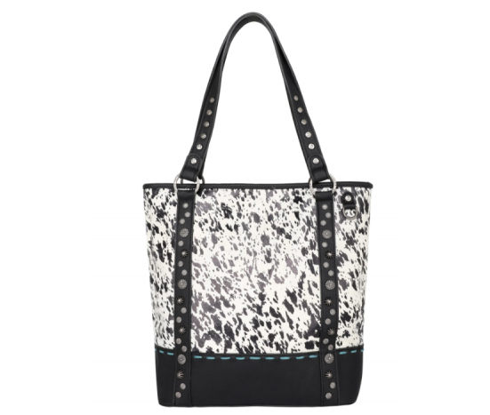 TW Collection Hair-On Cowhide Concealed Carry Tote