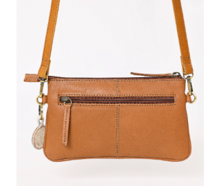 Hair-On Cowhide Collection Clutch - White