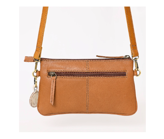 Hair-On Cowhide Collection Clutch - White