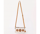 Hair-On Cowhide Collection Clutch - White