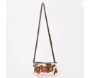 Hair-On Cowhide Collection Clutch - Brown & White