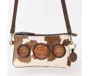 Hair-On Cowhide Collection Clutch - Brown & White