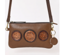 Hair-On Cowhide Collection Clutch - Copper