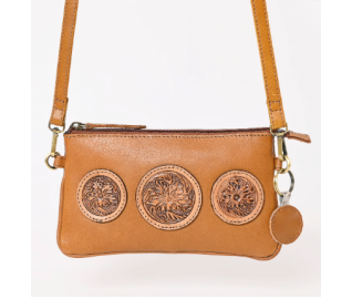 Hair-On Cowhide Collection Clutch - Yellow