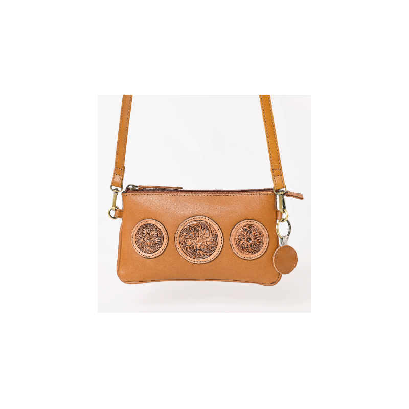 Hair-On Cowhide Collection Clutch - Yellow