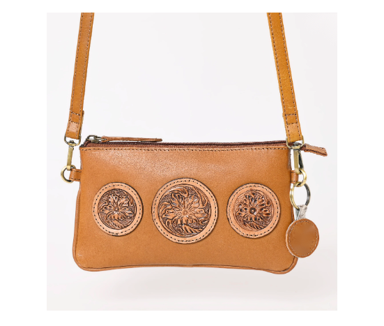 Hair-On Cowhide Collection Clutch - Yellow