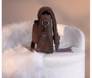 Saddle Bag Crossbody - Coffee