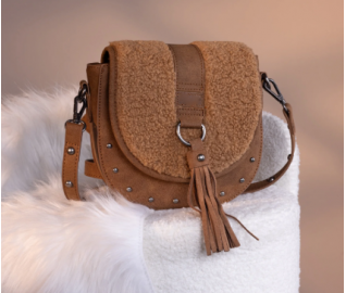 Saddle Bag Crossbody - Brown