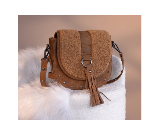 Saddle Bag Crossbody - Brown