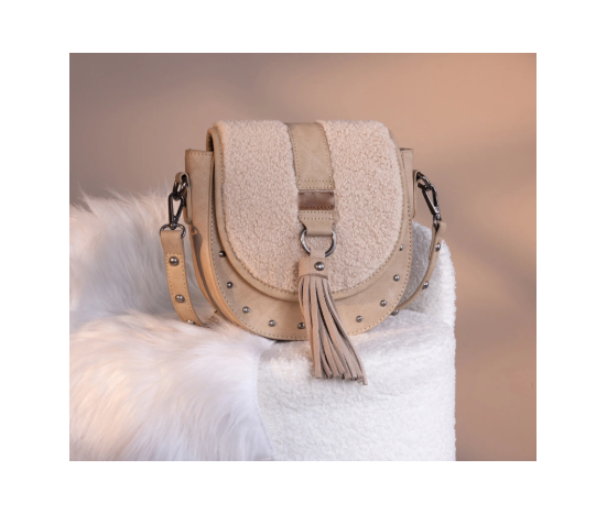 Saddle Bag Crossbody - Pale