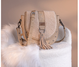 Saddle Bag Crossbody - Pale