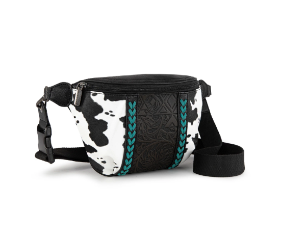 Western Tooled Collection Fanny Pack - Black
