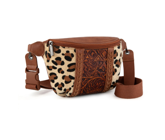 Western Tooled Collection Fanny Pack - Leopard