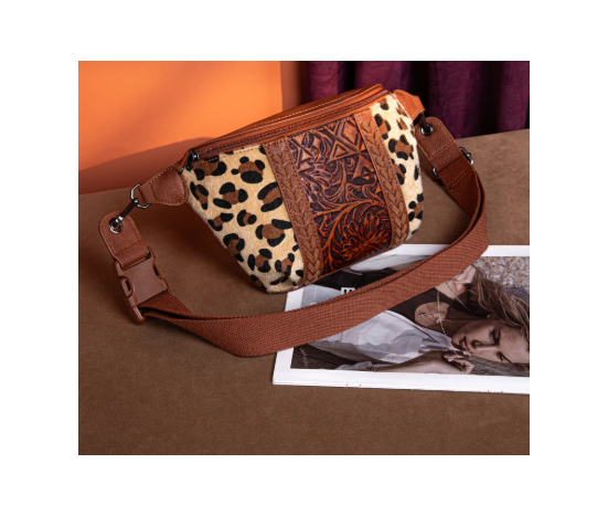 Western Tooled Collection Fanny Pack - Leopard
