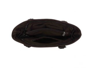 TW Collection Hair-On Cowhide Concealed Carry Tote White&Black