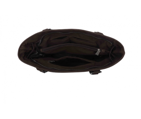 TW Collection Hair-On Cowhide Concealed Carry Tote White&Black