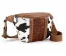 Western Tooled Collection Fanny Pack - Cow