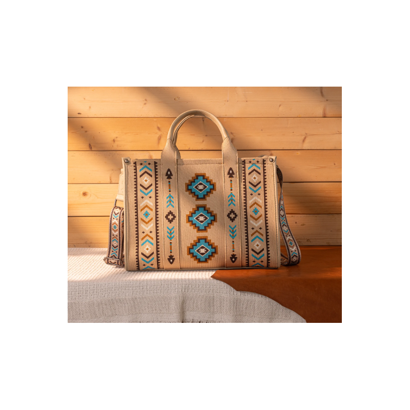 Dual Arrows Diamond Pattern Large Crossbody - Yellow