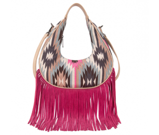 Crescent Crossbody Bag - Pink