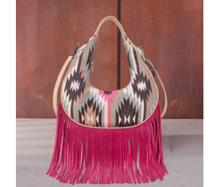 Crescent Crossbody Bag - Pink